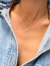 Collier Solitaire Brillant or et diamant - Acmée Paris
