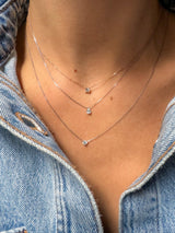 Collier Solitaire Brillant or et diamant - Acmée Paris