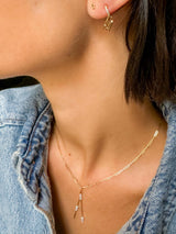 Collier Lettre Mister Big - Big chaîne or et diamants - Acmée Paris