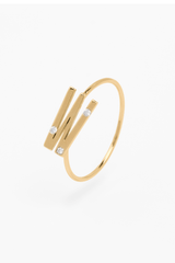 Bague Lettre Eternité pour petit doigt - Acmée Paris