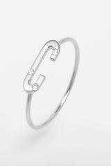 Bague Lettre Eternité pour petit doigt - Acmée Paris