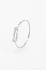 Bague Lettre Eternité pour petit doigt - Acmée Paris