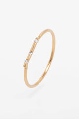 Bague Lettre Eternité pour petit doigt - Acmée Paris