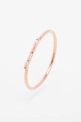 Bague Lettre Eternité pour petit doigt - Acmée Paris