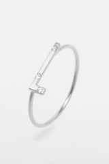 Bague Lettre Eternité pour petit doigt - Acmée Paris