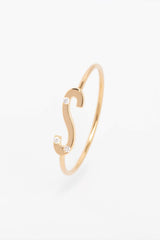 Bague petit doigt Lettre Eternité - Acmée Paris