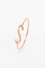 Bague Lettre Eternité pour petit doigt - Acmée Paris