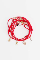 Bracelet fil rouge Initiale en or Éternité - Acmée Paris