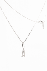 Collier Lettre Éternité or et diamants - Acmée Paris