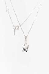 Collier Lettre Éternité or et diamants - Acmée Paris