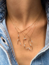 Pendentif Lettre Mister Big or et diamants - Acmée Paris