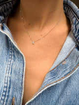 Collier Solitaire Poire or et diamant - Acmée Paris