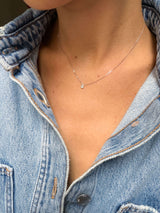 Collier Solitaire Poire or et diamant - Acmée Paris