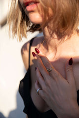 Collier Lettre Éternité or et diamants - Acmée Paris