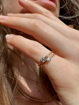 Bague petit doigt L'Origine Emeraude