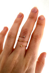 Bague Enlace-moi or et diamants