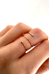 Bague Enlace-moi or et diamants