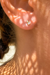 Piercing Double Jeu Princesse or et diamants - Acmée Paris