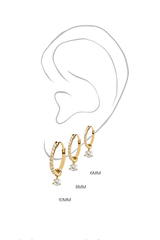 Créole Raf Brillant or et diamants - Acmée Paris