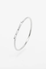 Bague Lettre Éternité Bébé or et diamants - Acmée Paris