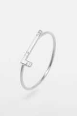 Bague Lettre Éternité Bébé or et diamants - Acmée Paris