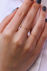 Bague fine or - Acmée Paris