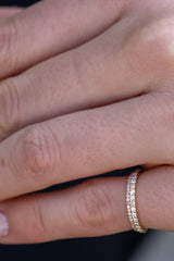 Bague petit doigt or et diamants Moitié Sans Fin - Acmée Paris