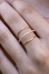 Bague Virevolte or et diamants - Acmée Paris