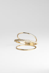 Bague Virevolte or et diamants - Acmée Paris