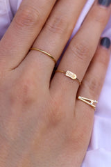 Anneau Mini-mâle or - Acmée Paris