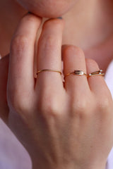 Anneau Mini-mâle or - Acmée Paris