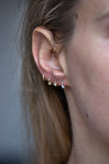 Créole La Prétentieuse or et diamant Poire - Acmée Paris