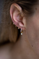 Créole Raf Brillant or et diamants - Acmée Paris