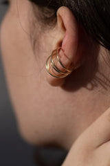 Earcuff Multiple en or - Acmée Paris