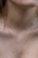 Collier Trilogie en or - Acmée Paris