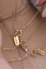 Collier Trilogie en or - Acmée Paris