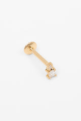 Piercing Double Jeu Princesse or et diamants - Acmée Paris