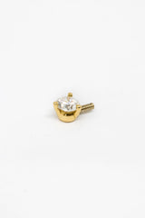 Piercing de téton L’Hardie Grand Modèle or et diamants - Acmée Paris