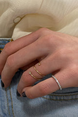 Bague Enlace-moi or et diamants - Acmée Paris