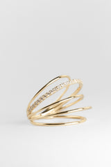 Bague Multiple or et diamants - Acmée Paris