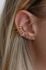 Earcuff Multiple en or - Acmée Paris