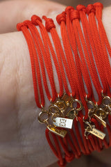 Bracelet fil rouge Folie Douce