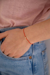 Bracelet fil rouge Folie Douce