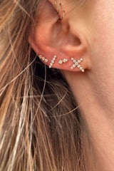 Puce d'oreille Le Venin or et diamants