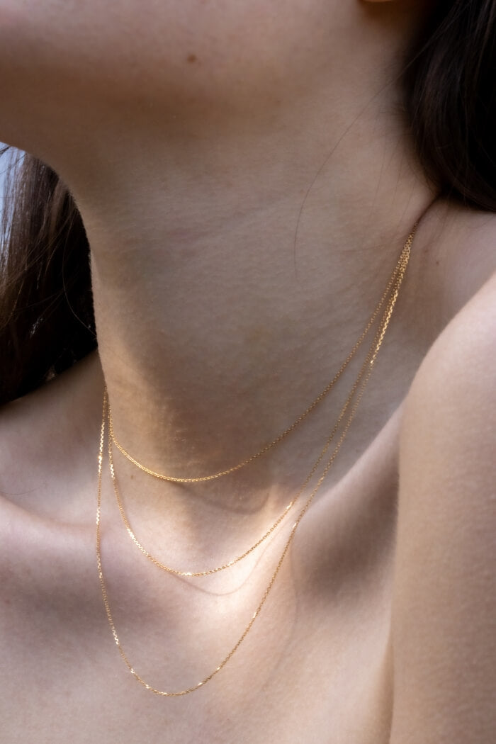 Collier Trilogie en or 18kt recyclé